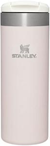 Stanley AeroLight Transit Bottle 16 oz | Locking Drink Through Lid | Leak Resistant Water Bottle or Coffee Travel Mug | Lightweight Insulated Stainless Steel | BPA-Free | Rose Quartz Glimmer