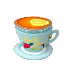 Bewaltz Novelty Handbag, Fun Shape Tween Style - Sauce Packet Crossbody (Lemon Tea Cup Crossbody)