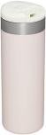 Stanley AeroLight Transit Bottle 16 oz | Locking Drink Through Lid | Leak Resistant Water Bottle or Coffee Travel Mug | Lightweight Insulated Stainless Steel | BPA-Free | Rose Quartz Glimmer