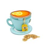 Bewaltz Novelty Handbag, Fun Shape Tween Style - Sauce Packet Crossbody (Lemon Tea Cup Crossbody)