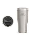 THERMOS ICON SERIES, Stainless Steel Tumbler, Matte Stainless Steel, 16 oz