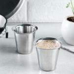 Archy Creations Elegant and Durable Premium Stainless Steel Traditional Tea/Coffee Cups, Set of 6