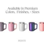 BrüMate Müv - 15oz 100% Leak Proof Insulated Coffee Mug with Handle & Lid - Stainless Steel Coffee Travel Mug - Double Walled Coffee Cup (Dark Aura)