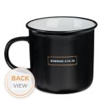 Christian Art Gifts Black Camp Style Ceramic Coffee Mug – 13 oz. Lead-free Inspirational Scripture Coffee & Tea Mug for Men & Women with Bible Verse: The Lord Bless You and Keep You – Num. 6:24-26
