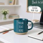 Custom Coffee Mug – Personalized Ceramic Cup with Name – 12 oz Cute Coffee Mugs – Unique Customized Gifts – Design Your Own Customizable Mug – Large Custom Cups for Men & Women