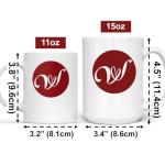 Wrappiness Personalized Coffee Mug for Daughter from Dad - Custom Coffee Mugs With Names - Always Choose You From Father to Daughter Birthday Gift