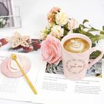 Maustic Christian Gifts for Women, You Are Inspirational Coffee Mugs, Religious Gifts, Inspirational Spiritual Birthday Gifts for Women Friends, Coffee Mug for Women with Bible Verse 14 Oz Pink