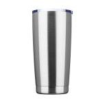 EcoMozz 20oz Tumbler Bulk Stainless Steel Vacuum Insulated Tumblers with Lid Double Wall Travel Mug Powder Coated Coffee Cup, Suitable for Ice Drinks and Hot Beverage (Stainless steel 1pack)