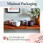Portmeirion Minerals Mug, Rose Quartz - 12oz Stoneware Coffee Cup with Reactive Glaze, Durable & Stylish Ceramic Mug - Microwave, Dishwasher, Freezer, Oven Safe - Earthy Design for Cafe & Home