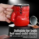 Boxing Glove Mug, Unique Novelty Coffee Cup, Handmade Red Boxing Coffee Mugs, 3D Gloves Shaped Fun Novelty Tea Cups, for Sports Enthusiasts