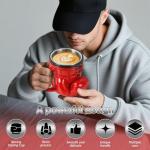 Boxing Glove Mug, Unique Novelty Coffee Cup, Handmade Red Boxing Coffee Mugs, 3D Gloves Shaped Fun Novelty Tea Cups, for Sports Enthusiasts