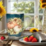 Certified International Autumn Breeze 20 oz. Mugs, Set of 4