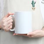 Smilatte 20 OZ Extra Large Ceramic Coffee Mug, M017 Classic Porcelain Boss Super Big Tea Cup with Handle for Office and Home, White
