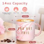 You Got This Gifts for Women,Inspirational Mug with Motivational Quote,Uplifting gifts for Women,Cute Coffee Mugs,Get Well Soon Gifts forHer, Inspirational Encouragement Congratulations Coffee Mugs