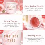 You Got This Gifts for Women,Inspirational Mug with Motivational Quote,Uplifting gifts for Women,Cute Coffee Mugs,Get Well Soon Gifts forHer, Inspirational Encouragement Congratulations Coffee Mugs