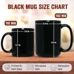 Cute Bear In Forest Design Mug, Customized Name Animal Lover Cup, Novelty Bear Design Black Mug, Personalized Bear Themed Coffee Cup, Gift For Son Daughter, Custom Animal Mug 11oz 15oz
