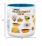 Gilmore Girls Stars Hollow Allover Icons Ceramic Stacking Mug | Large Coffee Cup For Espresso, Caffeine, Beverages, Home & Kitchen Essentials | Cute Gifts and Collectibles | Holds 13 Ounces