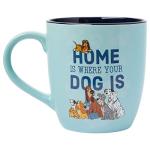 Silver Buffalo Disney Classics Home Is Where Your Dog Is Ceramic Mug, 18 Ounces