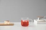 VIVA Minima Eva Glass Tea Cup - 14 oz / 400 ml Clear Coffee Mug