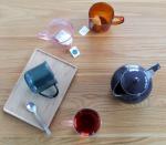 VIVA Minima Eva Glass Tea Cup - 14 oz / 400 ml Clear Coffee Mug