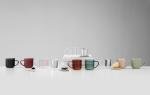 VIVA Minima Eva Glass Tea Cup - 14 oz / 400 ml Clear Coffee Mug