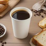 Kuerqi Paper Cups, 100 Pack 8 Oz Disposable Cups, Disposable Coffee Cups 8 Oz, Hot Cups Tea Cups Water Cups for Home Office Travel Party