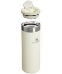 Stanley AeroLight Transit Bottle 16 oz | Locking Drink Through Lid | Leak Resistant Water Bottle or Coffee Travel Mug | Lightweight Insulated Stainless Steel | BPA-Free | Cream