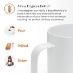 Ember Temperature Control Smart Mug 2, 10 Oz, App-Controlled Heated Coffee Mug with 80 Min Battery Life and Improved Design, White