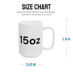 Custom 15oz Black Coffee Mug Design Personalized Ceramic Coffee Cup with Photo Text Logo Taza Personalizadas Customized Gifts for Birthday Anniversary Wedding Love Family Novelty Black Cup Two Sides