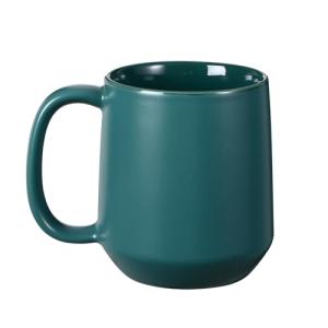 Miicol Ceramic Coffee Mug, 16 oz Large Coffee Cup, Tea Mug with Handle, Flat Bottom Mug for Men, Women, Office, Microwave and Dishwasher Safe, Multi-Color, Turquoise