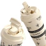 Ceramic coating Lined 100% Leakproof 316 Stainless Steel Vacuum Insulated Tumbler with Lid and Straw for Water, Iced Tea or Coffee, Smoothie and More