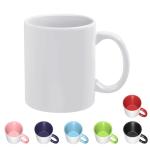 RTYVBMX Personalized Coffee Mug with Photo Custom Text and Logo Ceramic Mugs 11 Oz Tea Cup for Men & Women Gifts for Birthday Christmas Fathers Day, 1PCS, Blank White