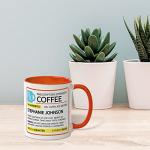 Current Prescription Personalized Ceramic Coffee Mug - Large 11 Ounce Size, Funny Novelty Mugs, Add a Name, Microwave and Dishwasher Safe Cup, Customizable Gifts for Friends