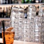 Bormioli Rocco Rock Bar Stackable Rocks Glasses, Set of 6, 9 1/4oz.