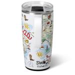 Swig Life 22oz Travel Mug, Insulated Tumbler with Handle and Lid, Travel Coffee Mug, Cup Holder Friendly, Stainless Steel 22 oz Tumbler, Reusable Insulated with Lid (Texas)