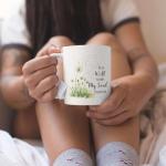 Customized Name Christian Mug, Inspirational Cup 11oz 15oz, Personalized Religious Coffee Mug, Bible Verse And Dandelion Design Cup, Custom Christian Ceramic Mug, Gift For Family Member
