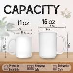 Customized Name Christian Mug, Inspirational Cup 11oz 15oz, Personalized Religious Coffee Mug, Bible Verse And Dandelion Design Cup, Custom Christian Ceramic Mug, Gift For Family Member