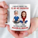 Pawfect House Custom Mug, Personalized Birthday Gifts For Mom, Daughter, My First Hero My Forever Friend, Daughter Birthday Gifts From Mom, Ceramic Tea Cups, Coffee Mugs For Her, Christmas Mugs