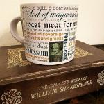 The Unemployed Philosophers Guild Shakespearean Insults Coffee Mug - Shakespeare's Wittiest and Meanest Insults - Comes in a Fun Gift Box, 14 oz.