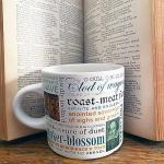The Unemployed Philosophers Guild Shakespearean Insults Coffee Mug - Shakespeare's Wittiest and Meanest Insults - Comes in a Fun Gift Box, 14 oz.