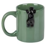 Natural State Novelty Bear Mug – Funny 3D Animal Coffee Cup with Hanging Baby Bear