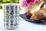 The Unemployed Philosophers Guild It's Hard to Get a Handle on Philosophy - Porcelain Handleless Tea Cup Featuring 60 Illustrated Portraits of Western Philosophers, Comes in Fun Box, 9 oz.