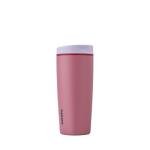 Owala SmoothSip Slider Insulated Stainless Steel Coffee Tumbler, Reusable Iced Coffee Cup, Hot Coffee Travel Mug, BPA Free 20 oz, Purple/Pink (Crochet Queen)