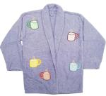 Tyler Durden Coffee Mugs Bath Robe - Fran Fine Debra Barone Daphne Moon Costume - Plush Soft Adult Mens Womens Loungewear Bathrobe - 90s Movie TV Show Fan Halloween Cosplay Gift
