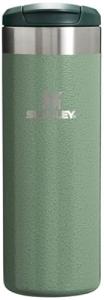 Stanley AeroLight Transit Bottle 16 oz | Locking Drink Through Lid | Leak Resistant Water Bottle or Coffee Travel Mug | Lightweight Insulated Stainless Steel | BPA-Free | Hammertone Green
