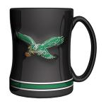 Boelter Brands NFL Philadelphia Eagles Vintage Sculpted Relief Mug, 14-Ounce