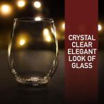 D'Eco Unbreakable Tritan Wine Glasses, 20 oz (Set of 8) – Shatterproof, Crystal-Clear, BPA-Free Plastic Tumblers – Dishwasher Safe Indoor/Outdoor Wine Cups for Fall Entertaining & Holiday Gatherings