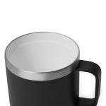 YETI Rambler 14 oz Ceramic Lined Stackable Mug, Vacuum Insulated, Stainless Steel with MagSlider Lid, Black