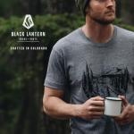 Black Lantern Coffee Mugs—Nature-Themed Coffee Cups and Tea Mugs for Nature Lovers—Large Coffee Mug - Fox and Mountain Ceramic Mug for Hot Chocolate, Cappucinos - 15oz.