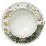 Noritake T97285A/4660-2 Milk Tea Cup & Saucer, 11.8 fl oz (325 cc), My Neighbor Totoro, Dandelion, Microwave Safe, 1 Guest, Bone China